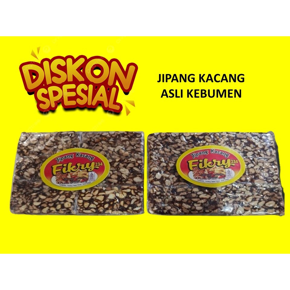 JAJANAN OLEH-OLEH Jipang Kacang Asli Kebumen, Jipang Kacang Gula Jawa