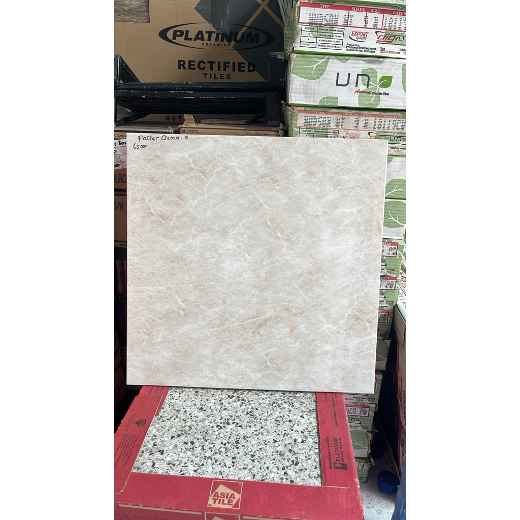 Keramik Asia Tile Foster Cream 50x50