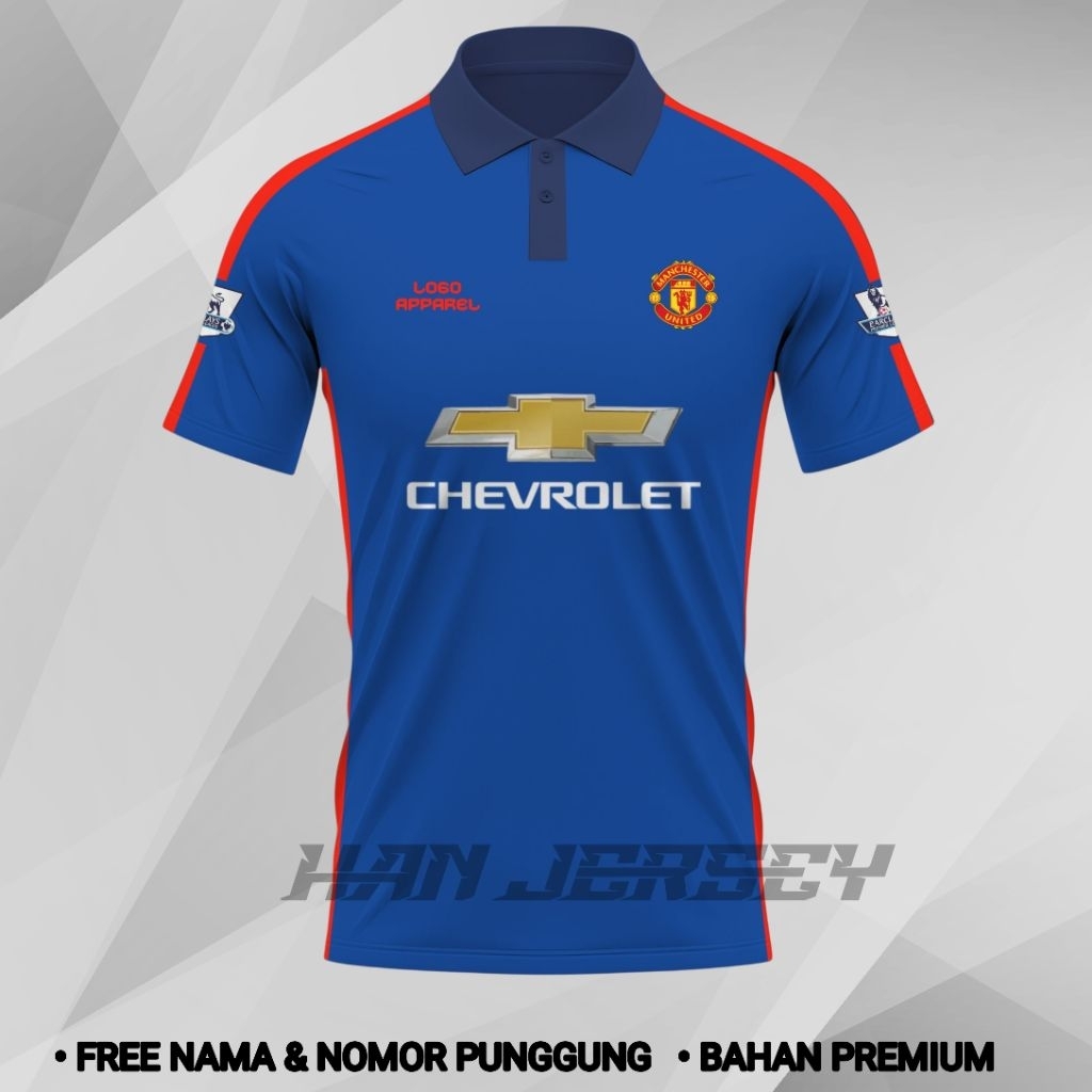 Jersey Bola MU 2014 3rd Full Printing