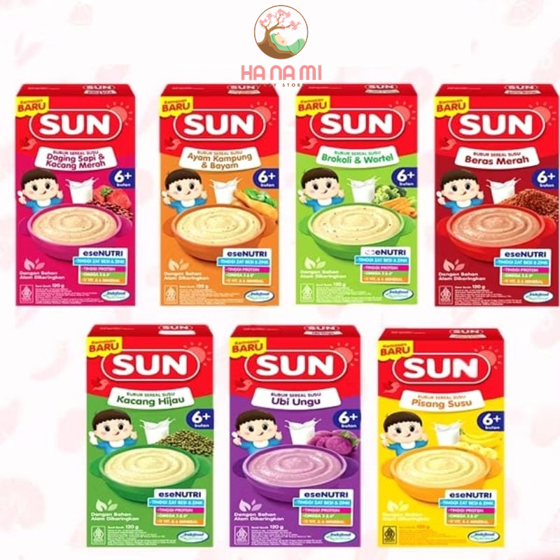 Sun Bubur Cereal Susu / Bubur Bayi 6m+