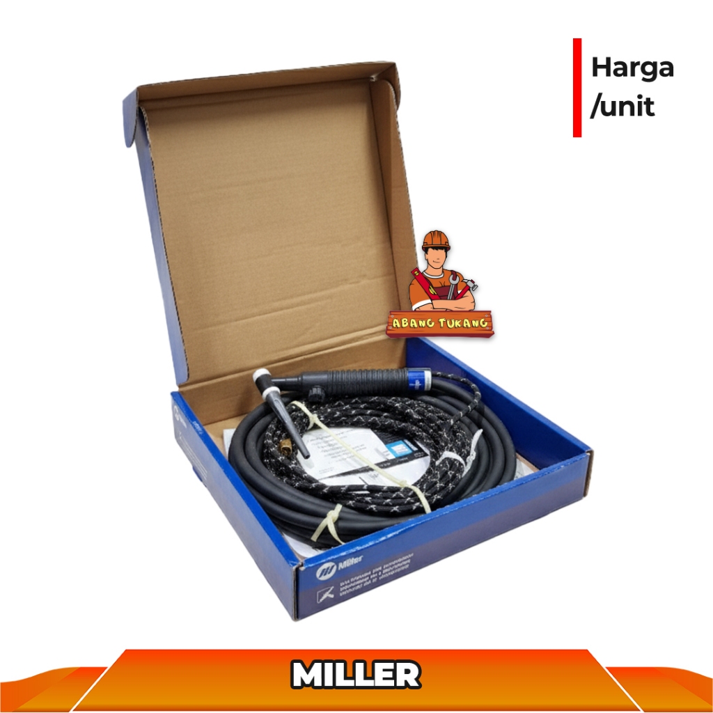 Tig Torch WP-17 V Stang Las Argon USA Miller Tig Torch WP-17V-25-2