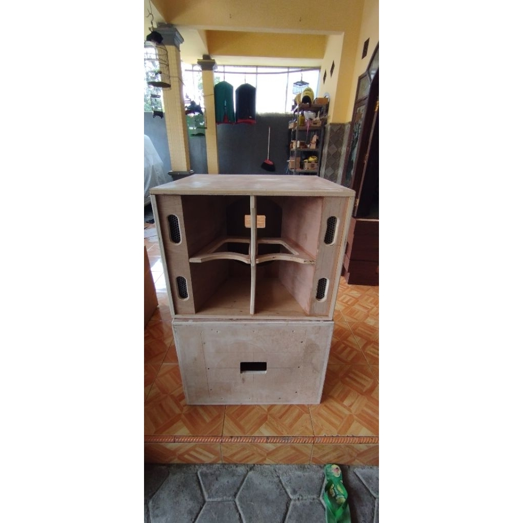 potongan box speaker anak gajah 15inch