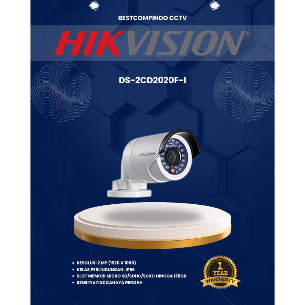CAMERA HIKVISION DS-2CD2020F-I | KAMERA HIKVISION OUTDOOR | KAMERA CCTV HIKVISION