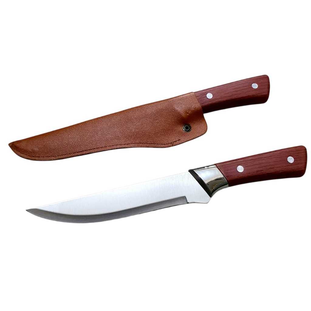 PISAU DAGING JAPAN + SARUNG PISAU DAPUR PISAU PANJANG PISAU TAJAM Knife Stainless Steel Kitchenware