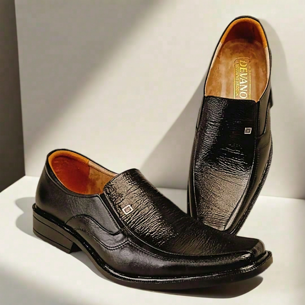 DEVANO SEPATU DEVANO PANTOFEL KULIT ASLI / SEPATU PANTOFEL KULIT ASLI