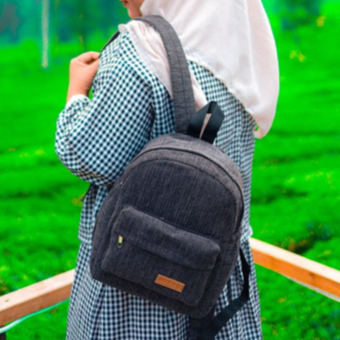 Tas ransel stylish backpack Tas Punggung Fashion Parasut Waterproof Anti Air Hujan Murah Semarang