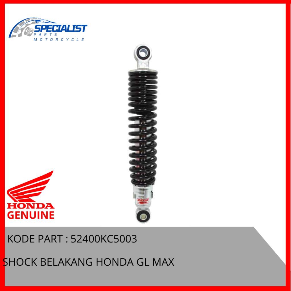 Shockbreaker Belakang GL max, Megapro Shock Belakang Honda GL MAX Ori Ahm 52400KC5003