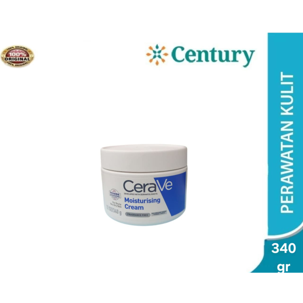 Cerave moisturizer cream 340 gr /kulit kering/pelembab/sensitif