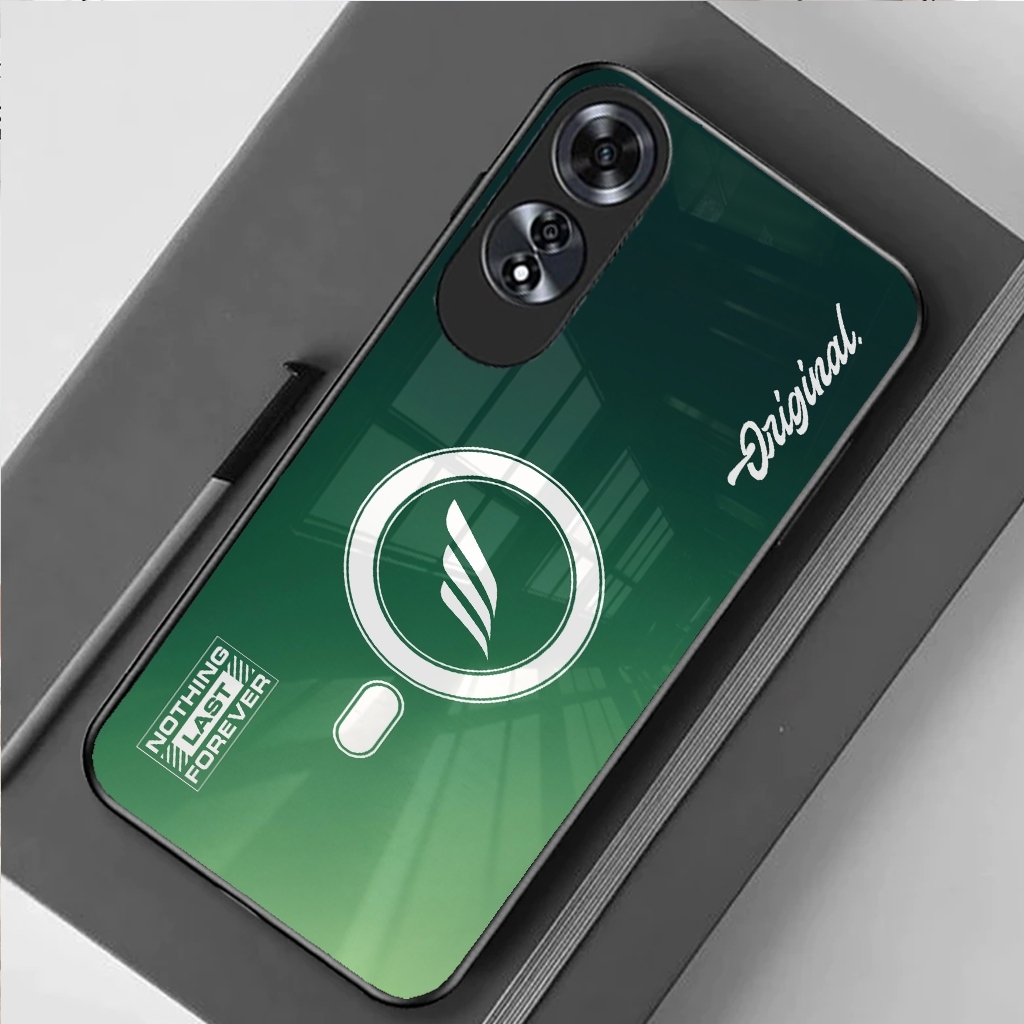 (B171) Softcase Glass Kaca OPPO A60 - CASE HP TERBARU - Case Hp OPPO A60 Terbaru Anti Air TPU