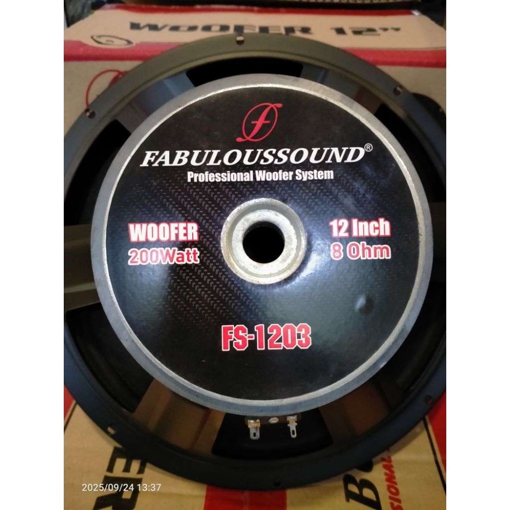 FABULOUS 1203 12inch 200Watt Speaker Magnet Besar Woofer Berkualitas