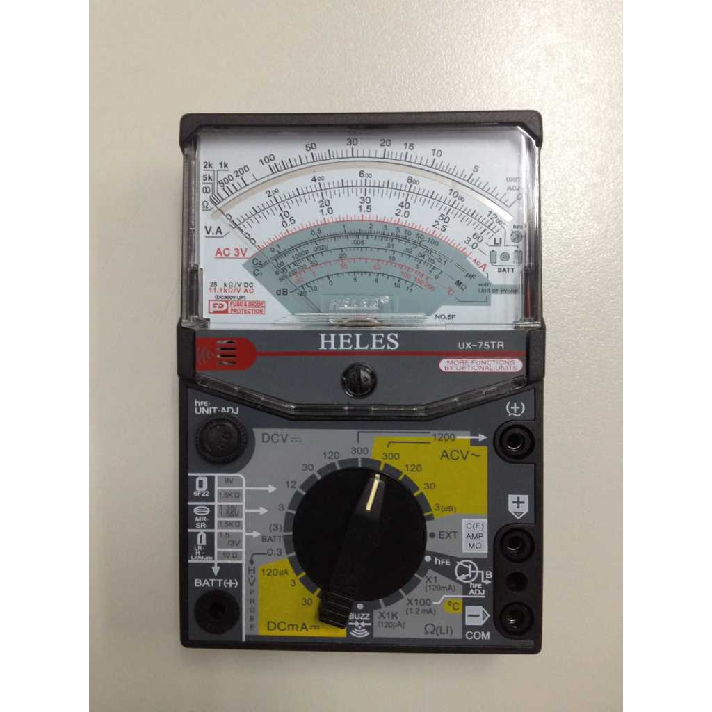 MULTITESTER HELES ANALOG UX 75 TR BUZZER