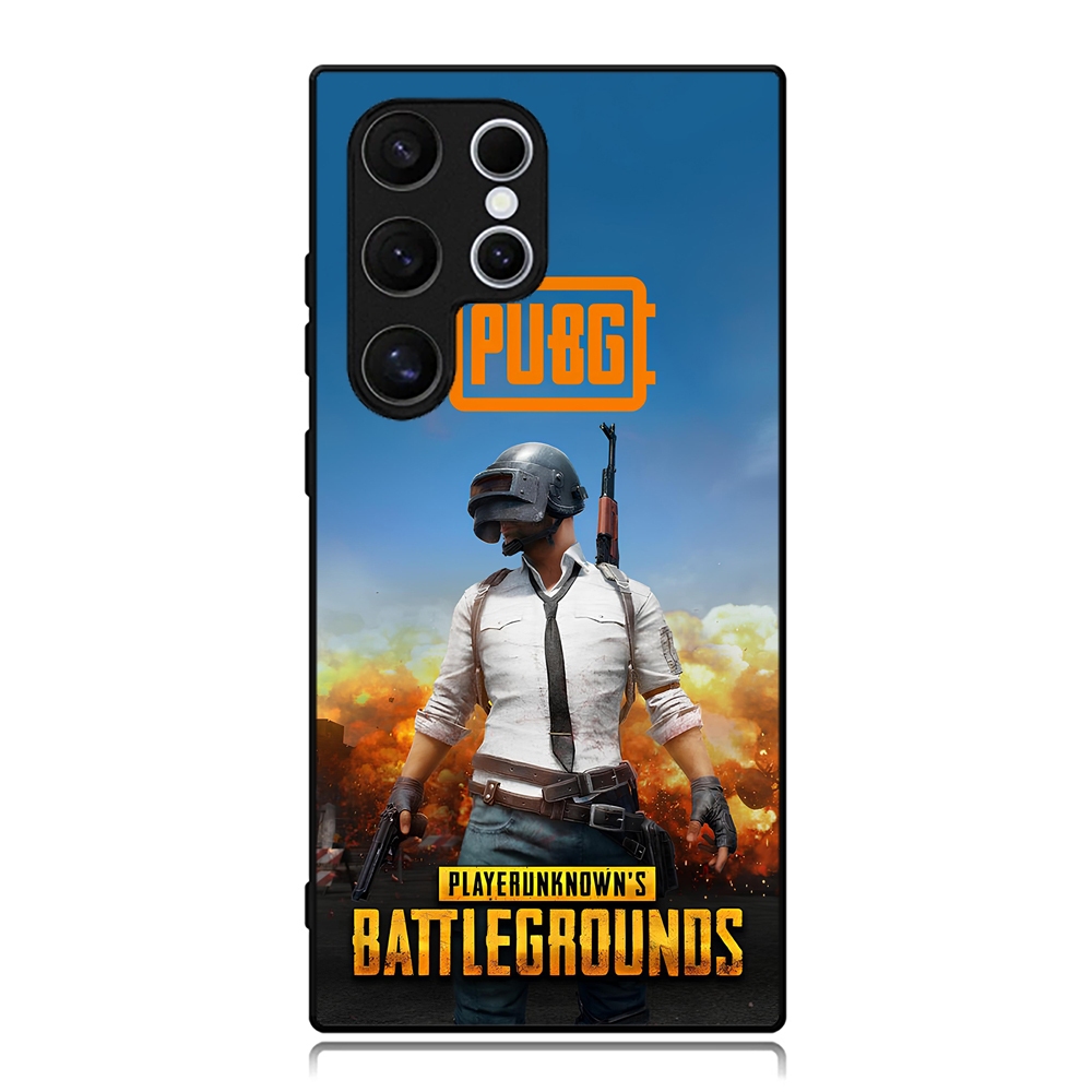 Case Samsung S25 S24 S23 S22 S21 S20 Ultra Plus Fe Lite TPU Rubber Custom PUBG game
