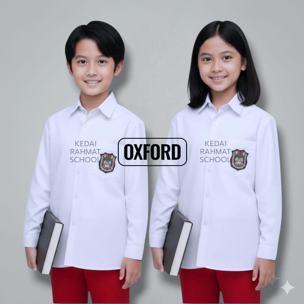 Baju Seragam Sekolah SD MI Bahan Oxford Super Tebal Panjang Merk Martin