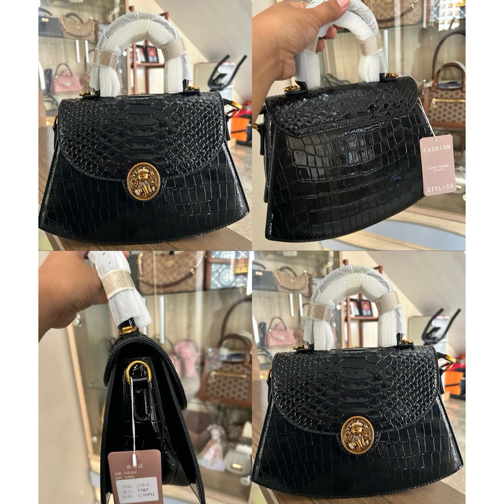 Tas wanita handbag slingbag tas croco tas kekinian tas kondangan