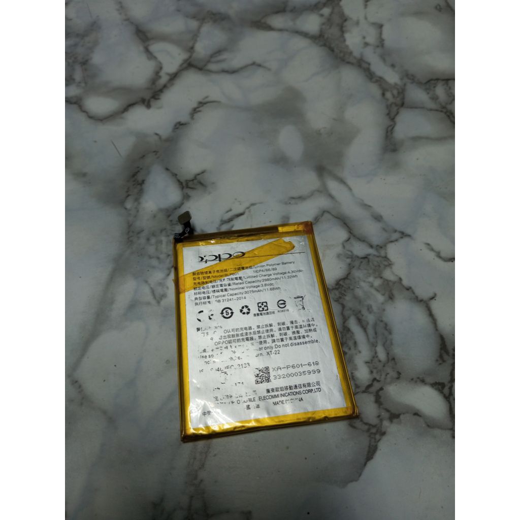 baterai Oppo f1s Ori copotan