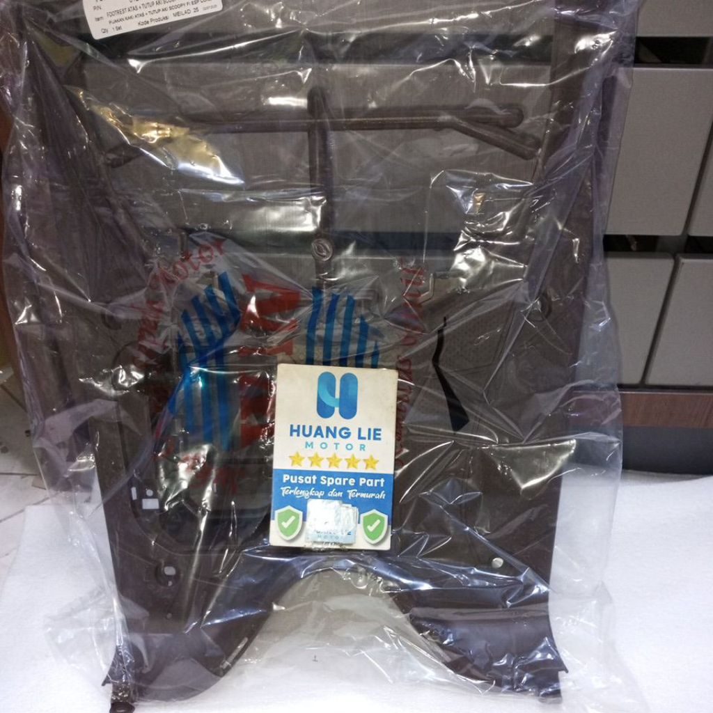 Lantai pijakan kaki Honda Scoopy fi esp 2016 Coklat stater halus Merk win