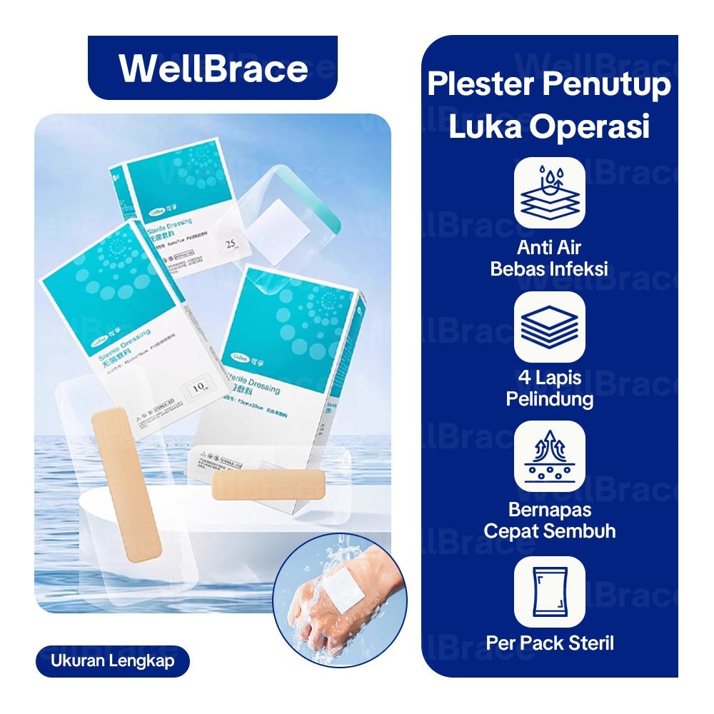 Perban Luka Operasi Caesar Plester Besar Anti Air Luka Operasi Penutup Luka Anti Air Sc Mata Kecil