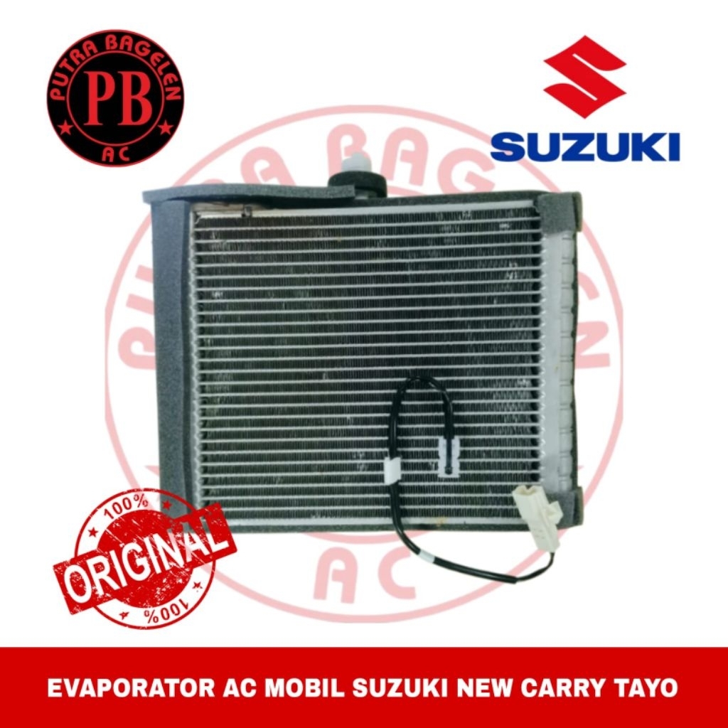 evaporator coling coil evap ac mobil original + termistor SUZUKI CARRY NEW CARRY TAYO