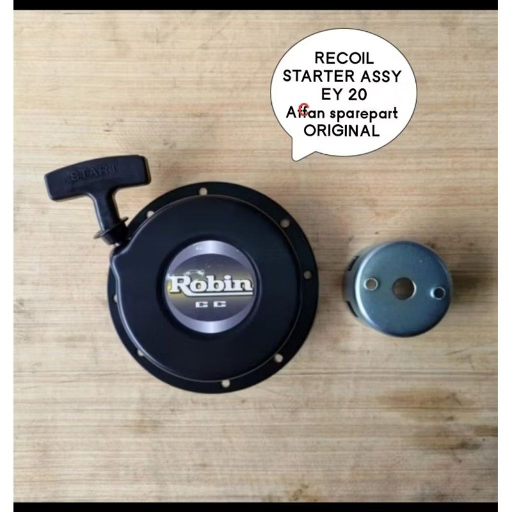 Recoil starter mesin Robin EY20 ORIGINAL/ engkolan mesin Robin 5hp ASLI