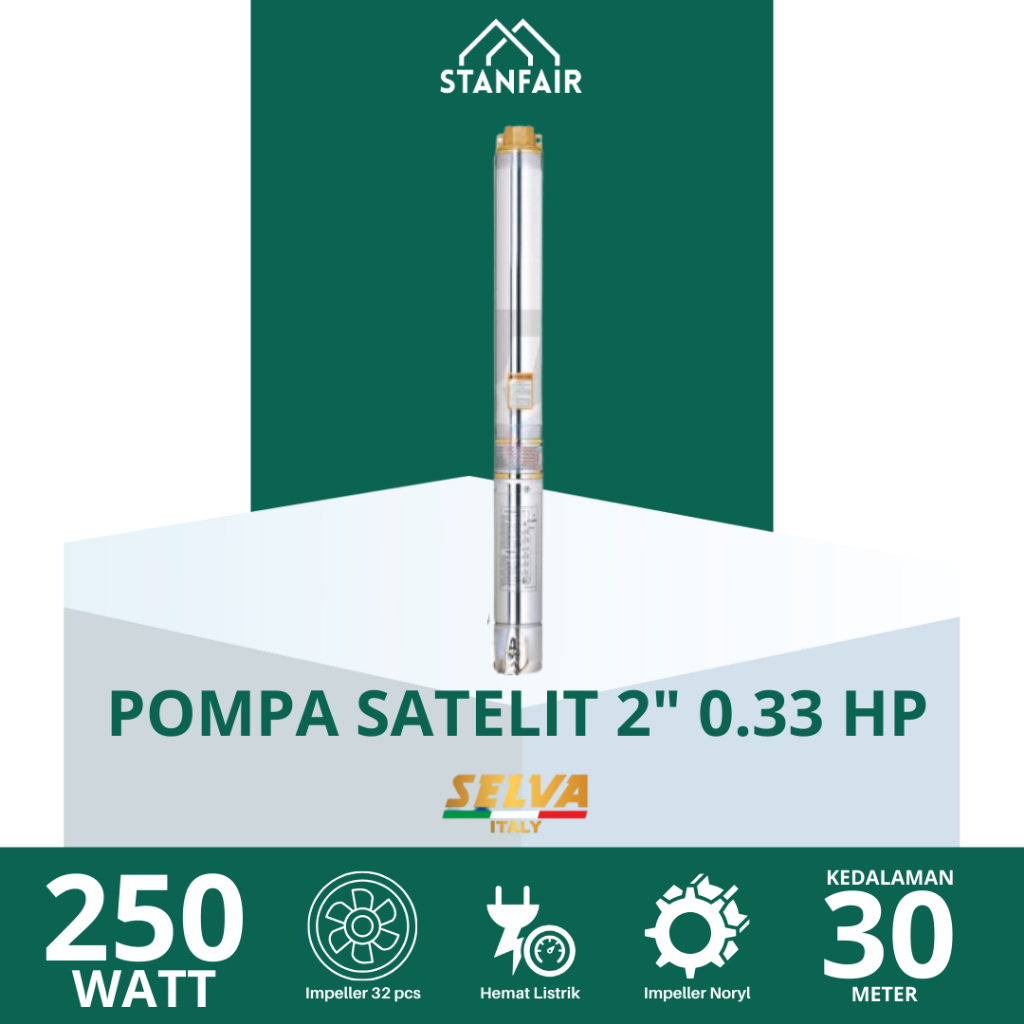 Selva Pompa Satelit 2 Inch 0.33 HP / Pompa Submersible Noril