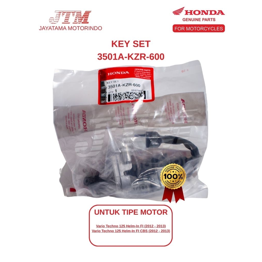 KUNCI KONTAK SET VARIO 125 FI 3501A-KZR-600