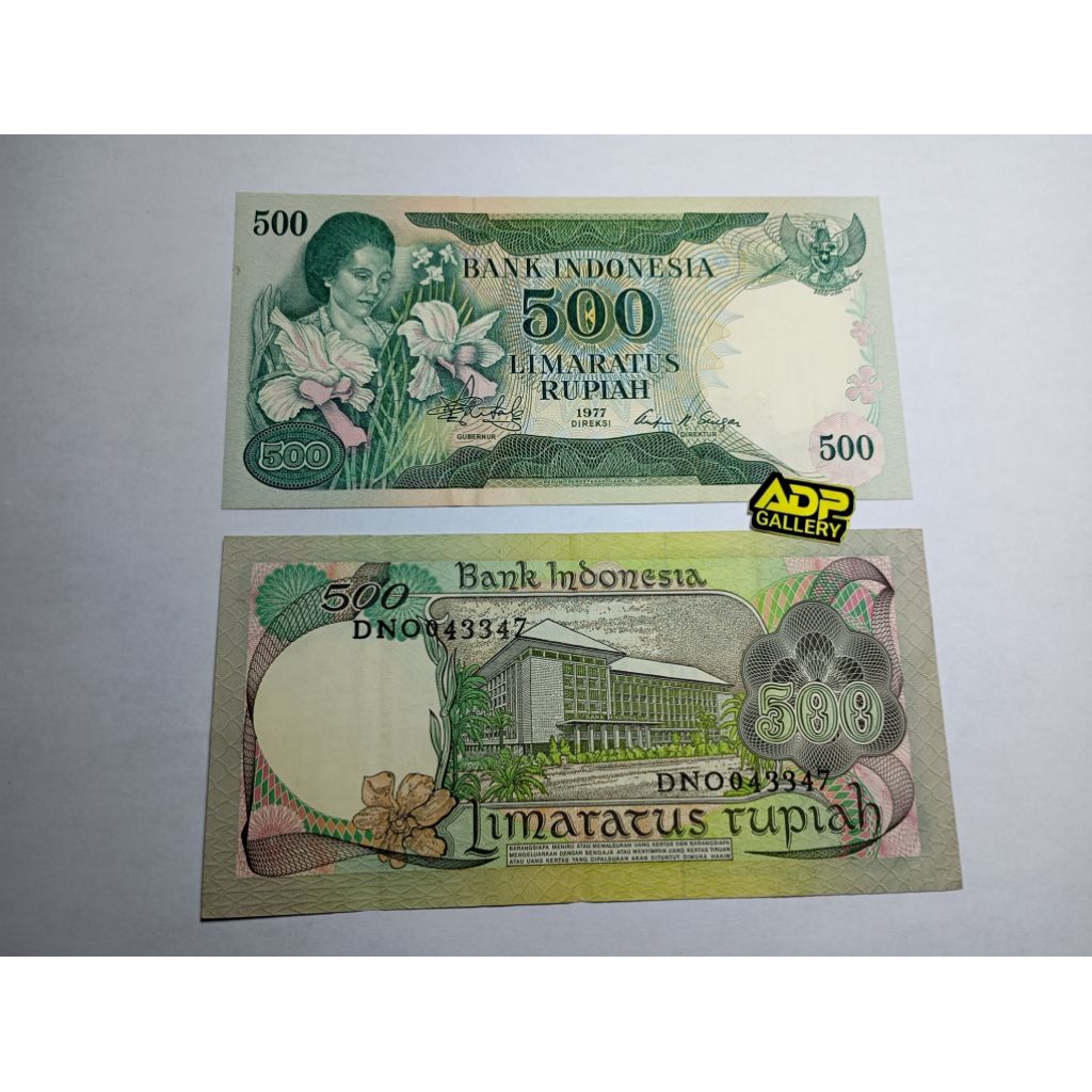 Uang kuno Asli indonesia 500 Ibu Konde, original bagus.