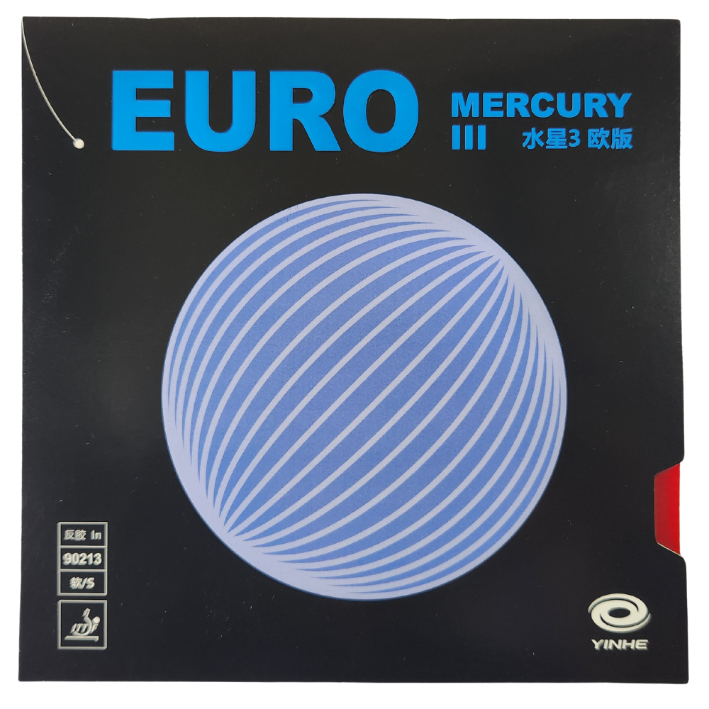 Yinhe Mercury III Euro - Rubber Karet Pingpong Bet Tenis Meja Yinhe Mercury 3