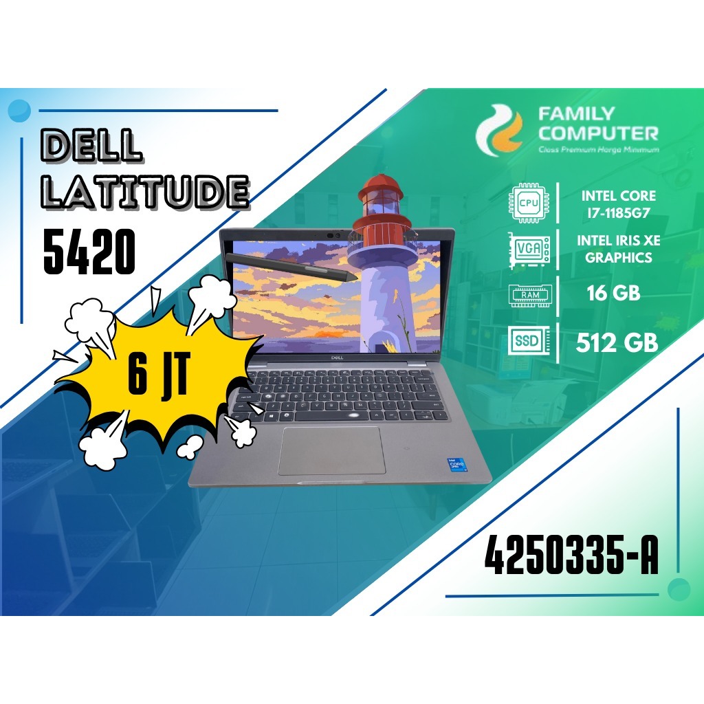 DELL LATITUDE 5420 | INTEL CORE I7-1185G7 | INTEL IRIS XE GRAPHICS