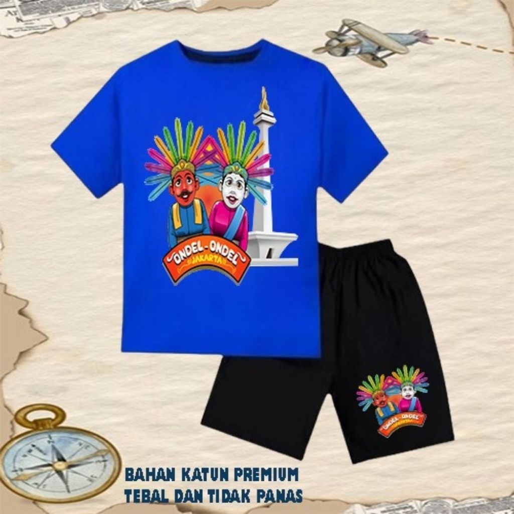 Setelan baju anak laki laki perempuan baju kaos setelan anak laki laki perempuan umur 6 bulan - 10 t