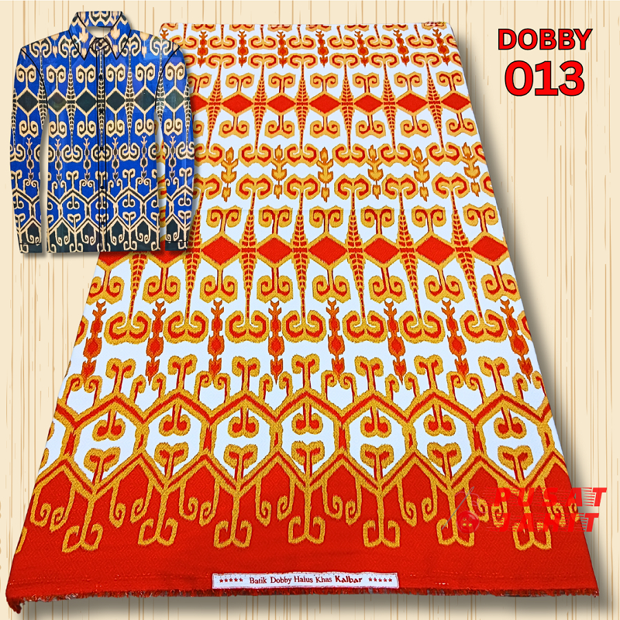 DOBBY 013 - Kain Batik Tenun Dobby Motif Khas Kalimantan Barat