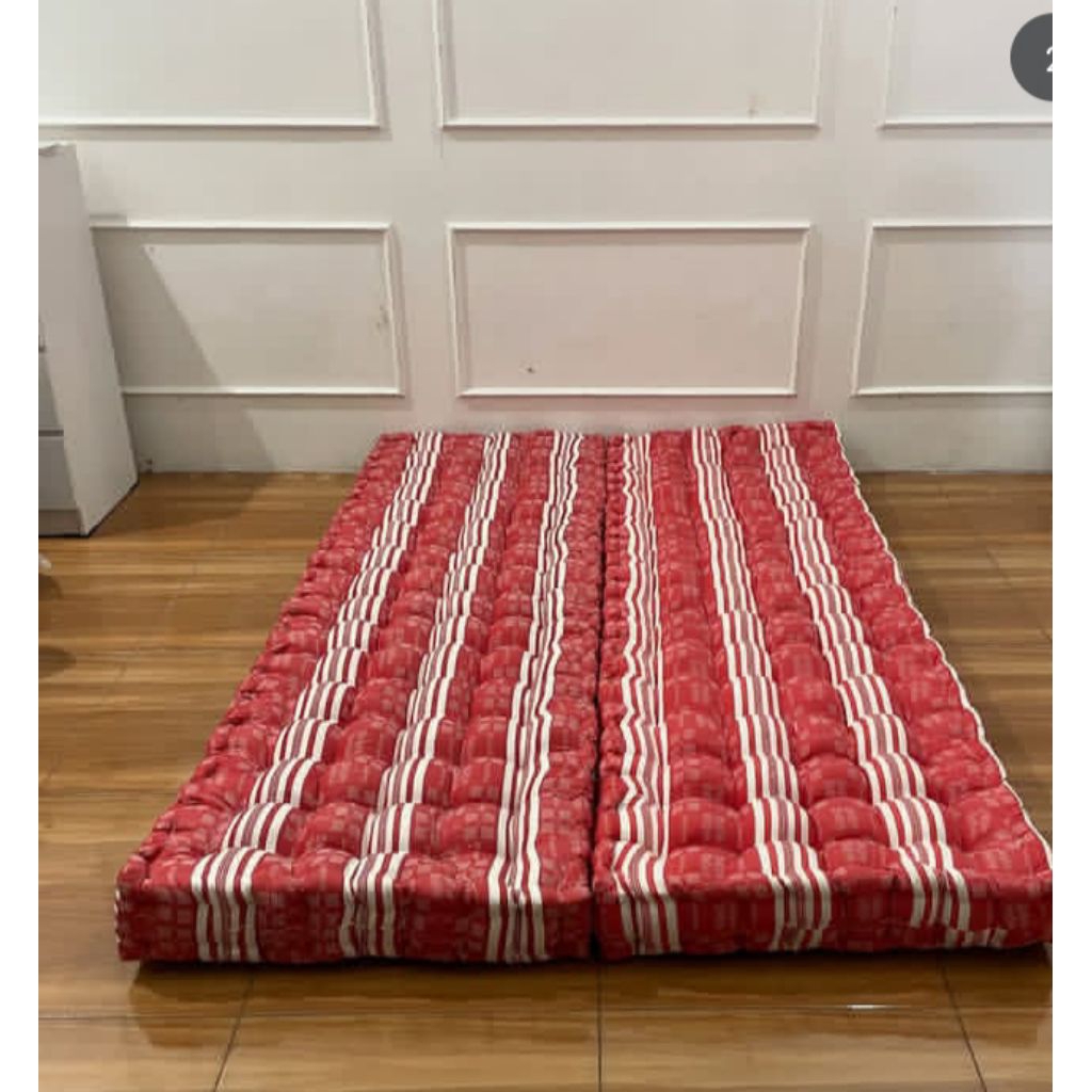 URUNG KASUR KAPUK MODEL DAMES SALUR/SARUNG KASUR ISI KAPUK KULIT KASUR KAPUK