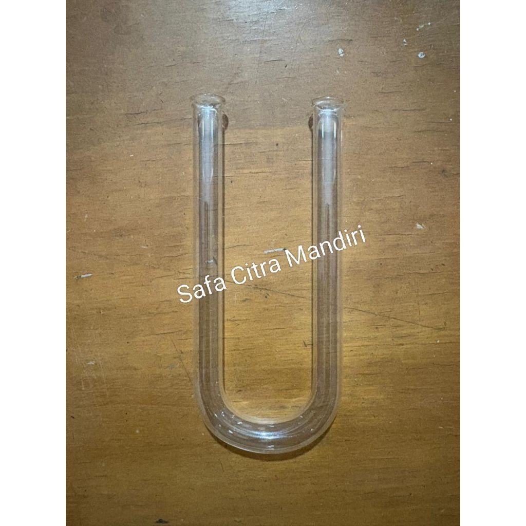 Pipa Kaca U / Tabung Kaca U / Pipa U Laboratorium