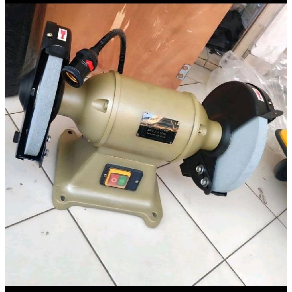 mesin gerinda duduk 10 inch OPT 3 PHASE 380v Bench Grinder