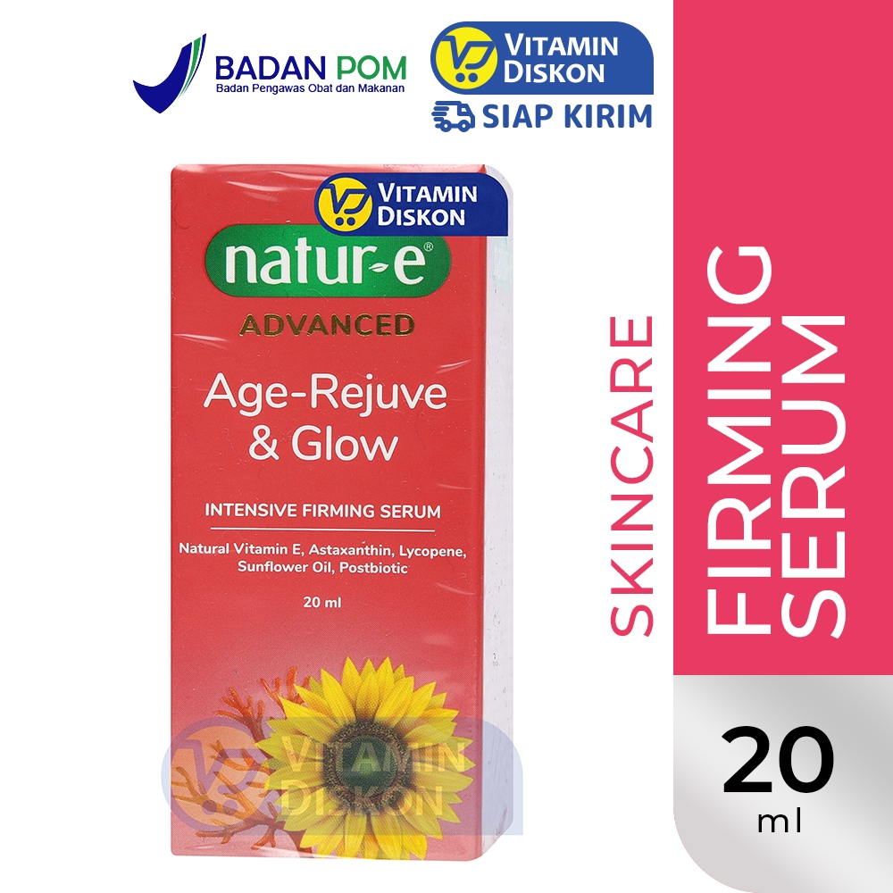 NATUR E ADVANCED AGE-REJUVE AND GLOW INTENSIVE FIRMING SERUM - 20ML | Serum untuk Menutrisi, Melemba