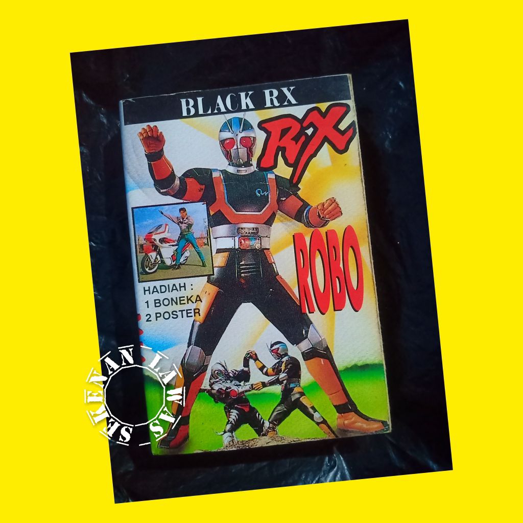 Kaset Lagu Anak Ksatria Baja Hitam Black RX Robo / Indonesia Version (Bagus)