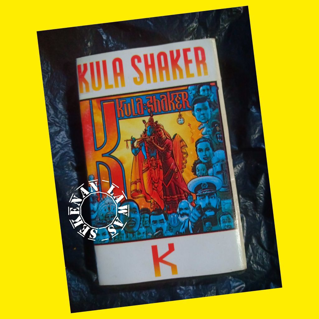 Kaset Kula Shaker - K (Cover Samping Ada Tempelan Nomer & Coretan Di Dalam)