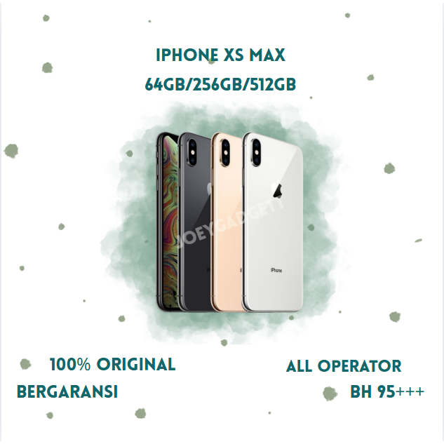 Xs Max 64GB/256GB/512GB Fullset Handphone Second 100% Original