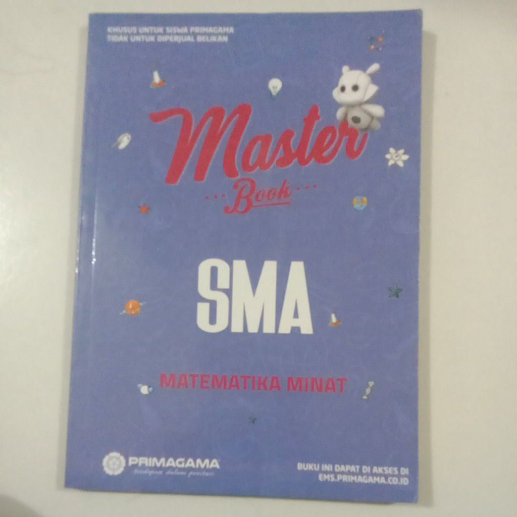 Master Book Matematika Minat SMA ( Original ) - Primagama