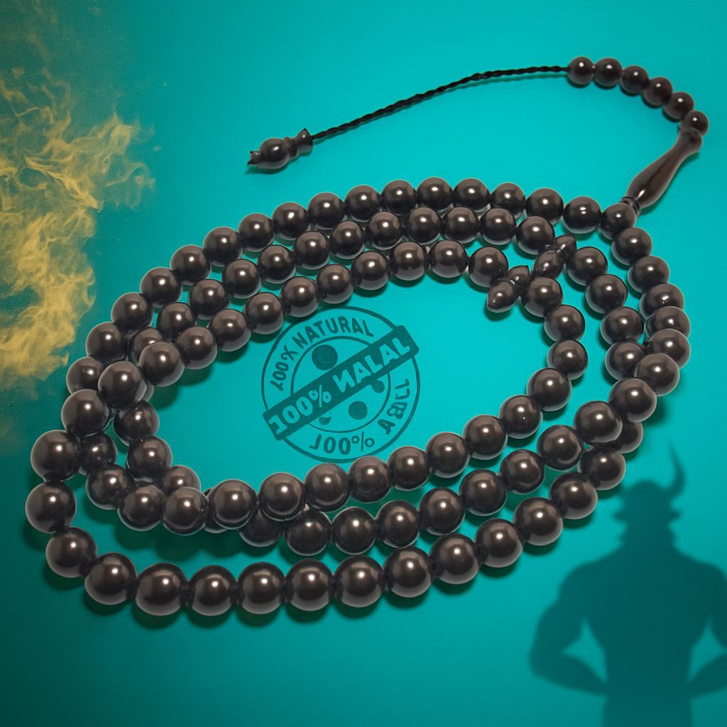 Tasbih aulia dari kayu dan batu