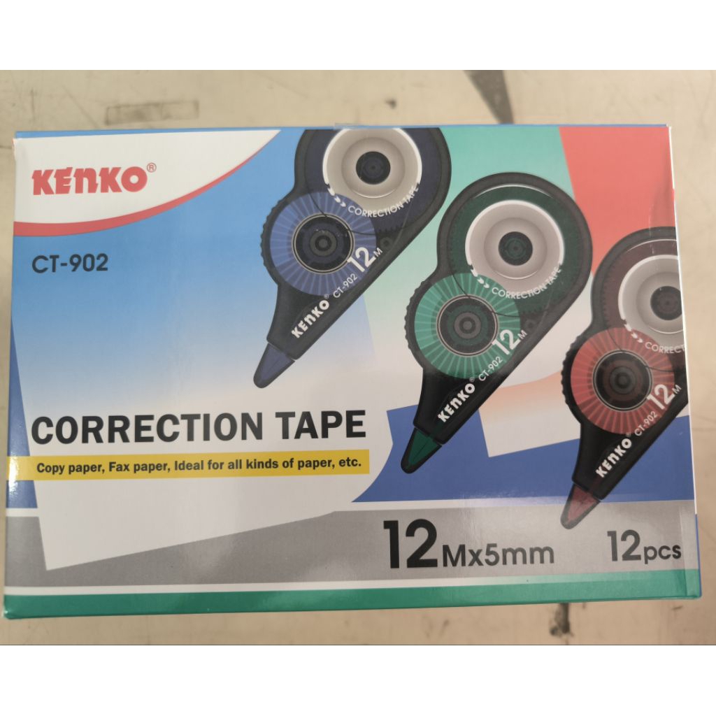 Correction tape Kenko/Tipex kertas  KenkoCT902