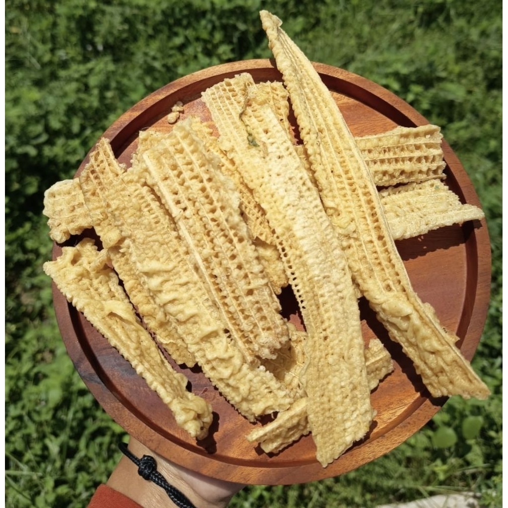 Keripik Gedebog Pisang/Keripik Pelepah Pisang Kemasan 500 Gram