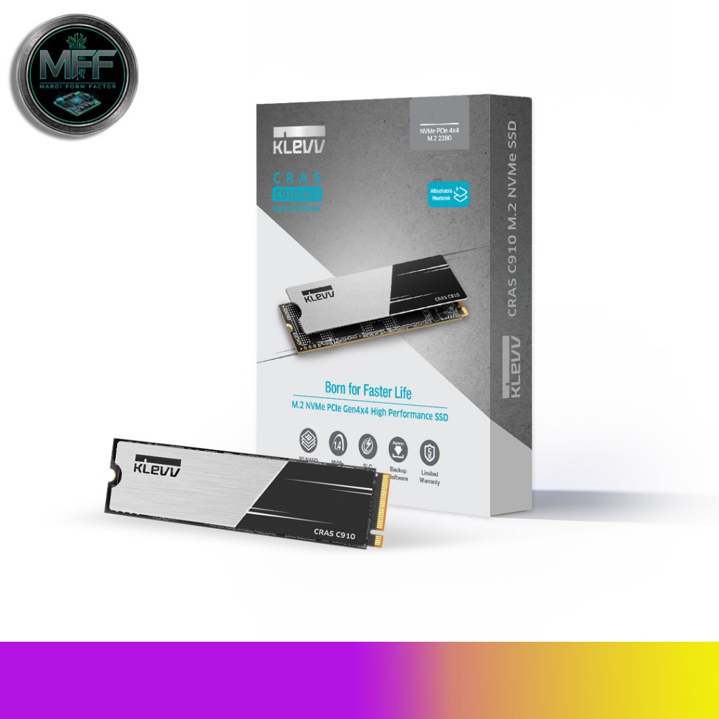 KLEVV SSD CRAS C910 M.2 2280 NVMe PCle Gen4 x4