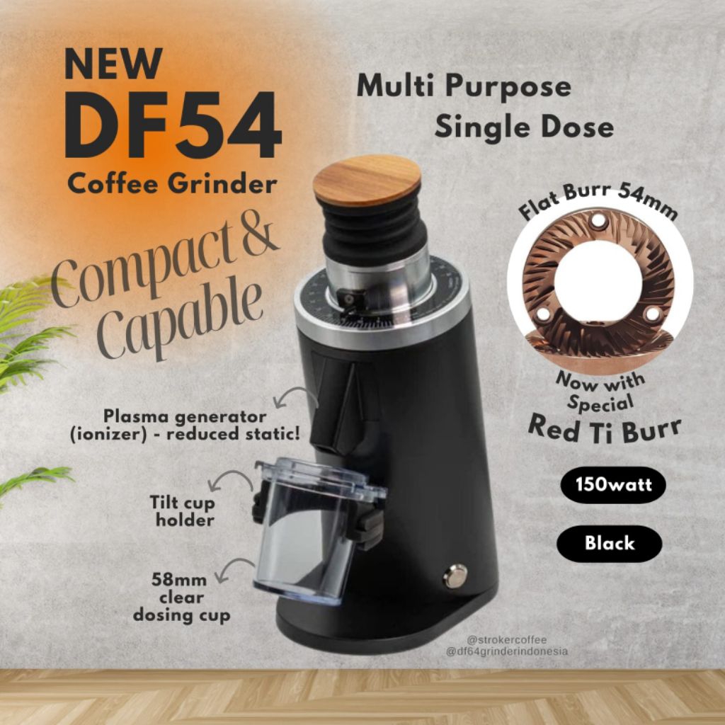 DF54 Coffee Grinder Single Dose Multipurpose - Penggiling kopi elektrik