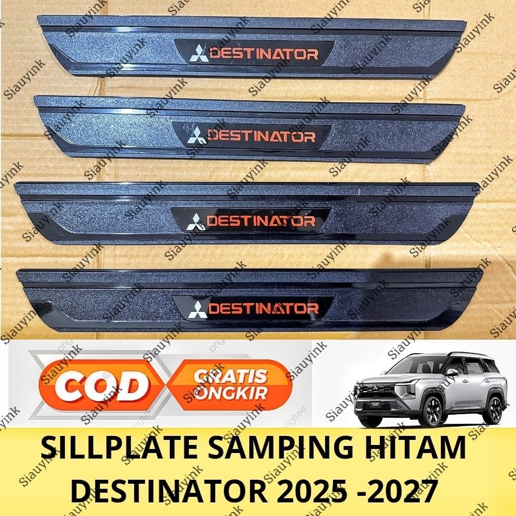 sillplate samping Mitsubishi Destinator 2025 2026 2027 Hitam