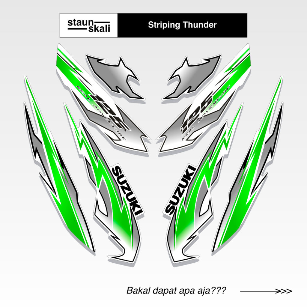 Striping Suzuki Thunder 125 Variasi (9) 2008 2009 2010 2011 2012