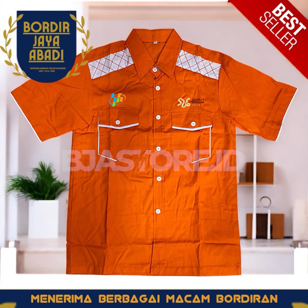 Kemeja BPS Sensus Ekonomi 2026 Terbaru