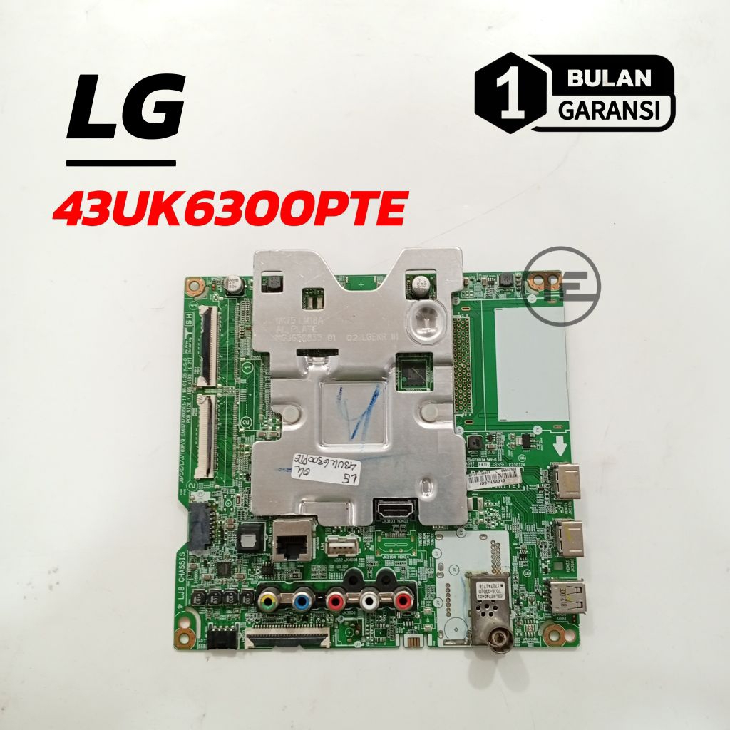 MB LG 43UK6300PTE MOTHERBOARD MAINBOARD MODUL TV LED MESIN TV LED LG 43UK6300PTE