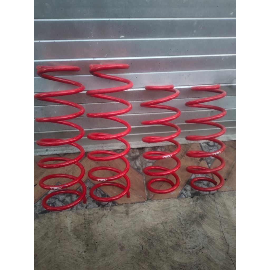 Lowering Kit Coil Spring Per Empuk Toyota Yaris Lele / All New Vios Gen3 / Etios Depan Belakang Orig