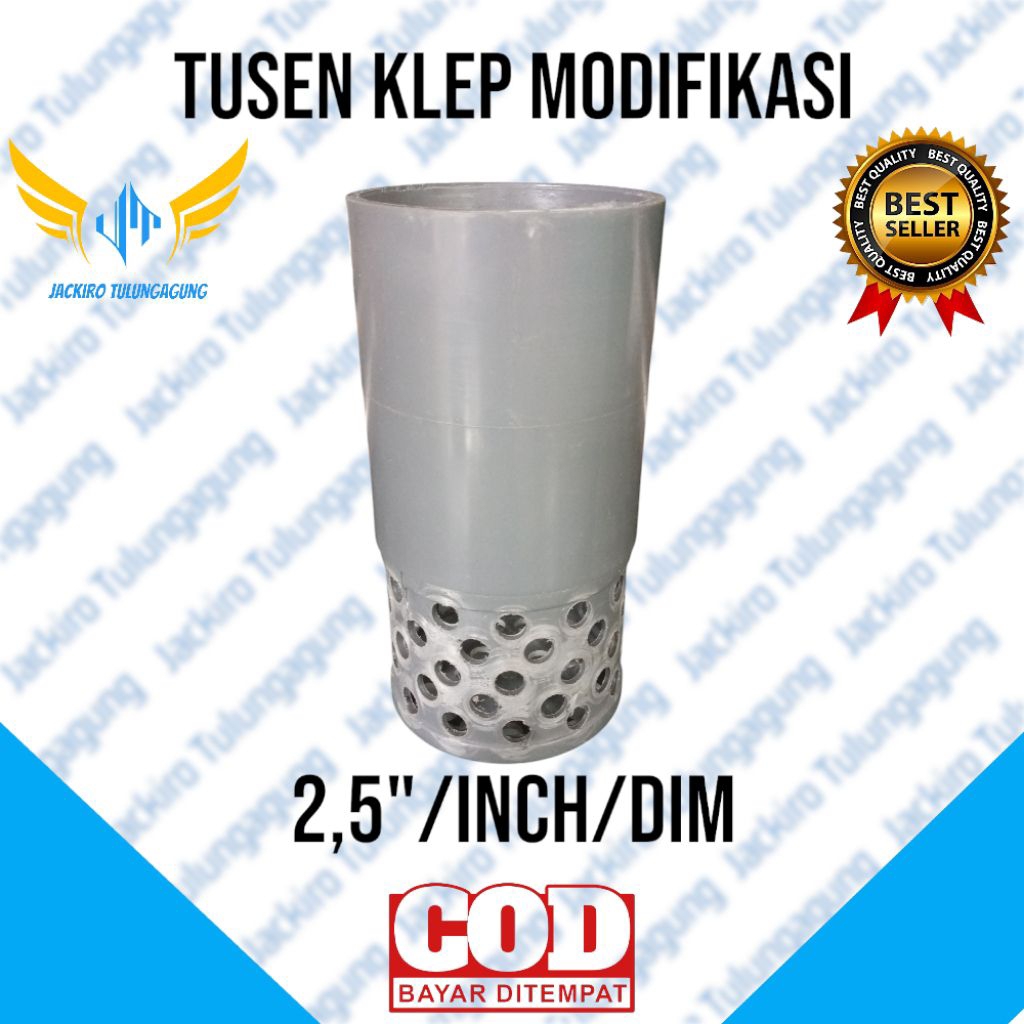 Tusen Klep Modifikasi 2,5"/inch/Dim