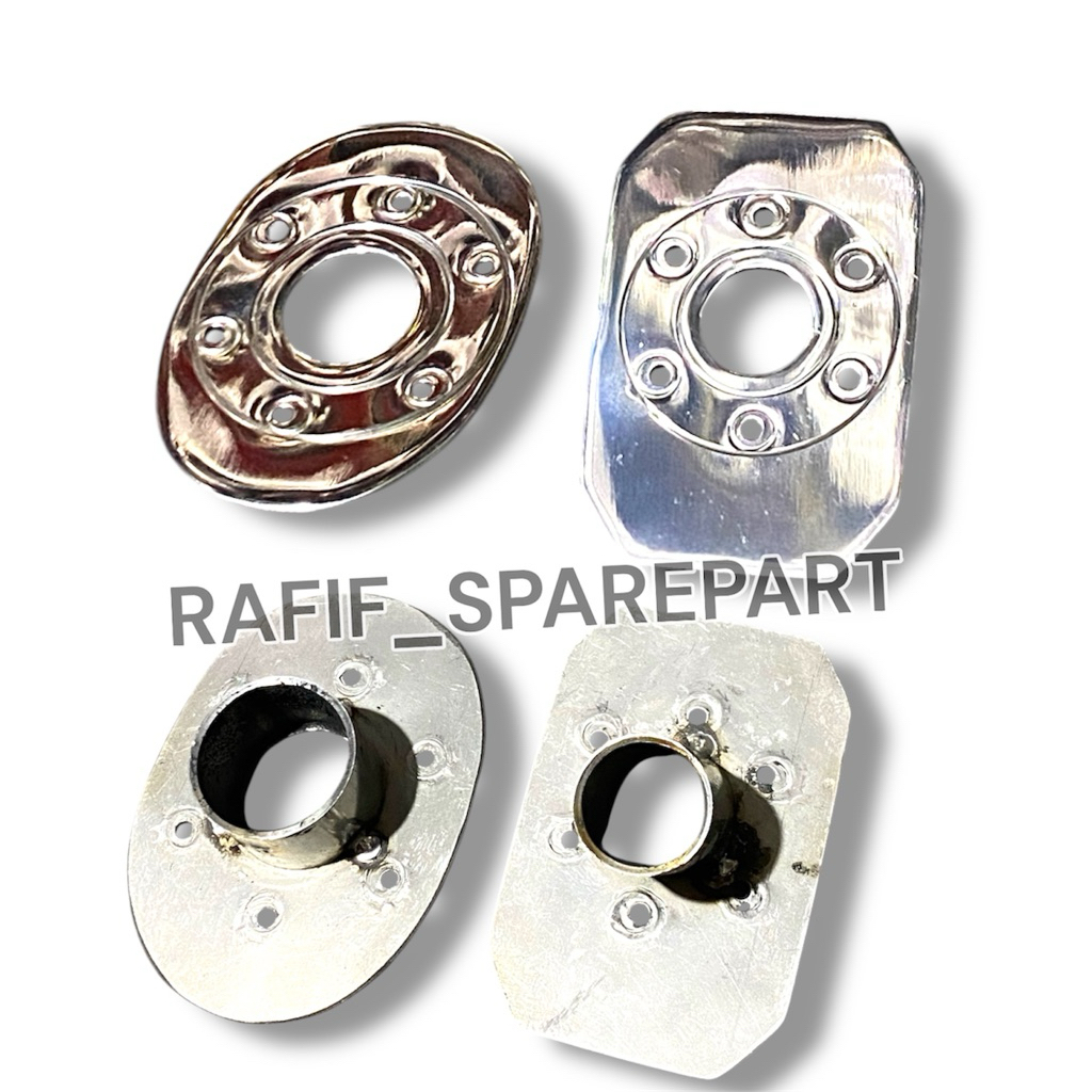 STAINLIS ORI MONEL TUTUP UJUNG KNALPOT VARIO 150/VARIO 125 NEW VARIO 160/PCX
